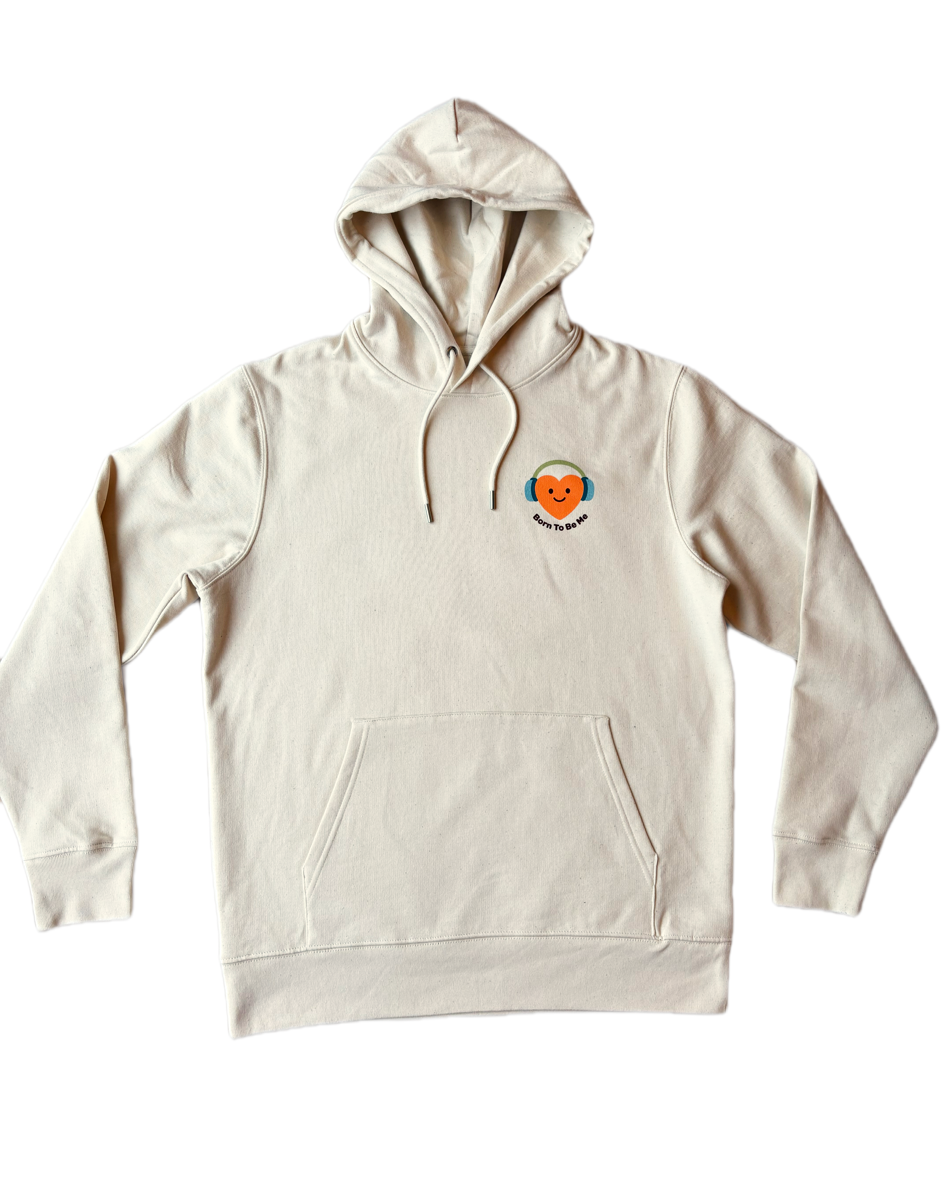 Unisex Adult Heart Defenders Cream Hoody