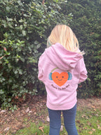 Unisex Children's Born To Be Me Hoody - Pink