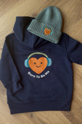 Unisex Children's Born To Be Me Hoody - Navy