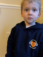 Unisex Children's Born To Be Me Hoody - Navy