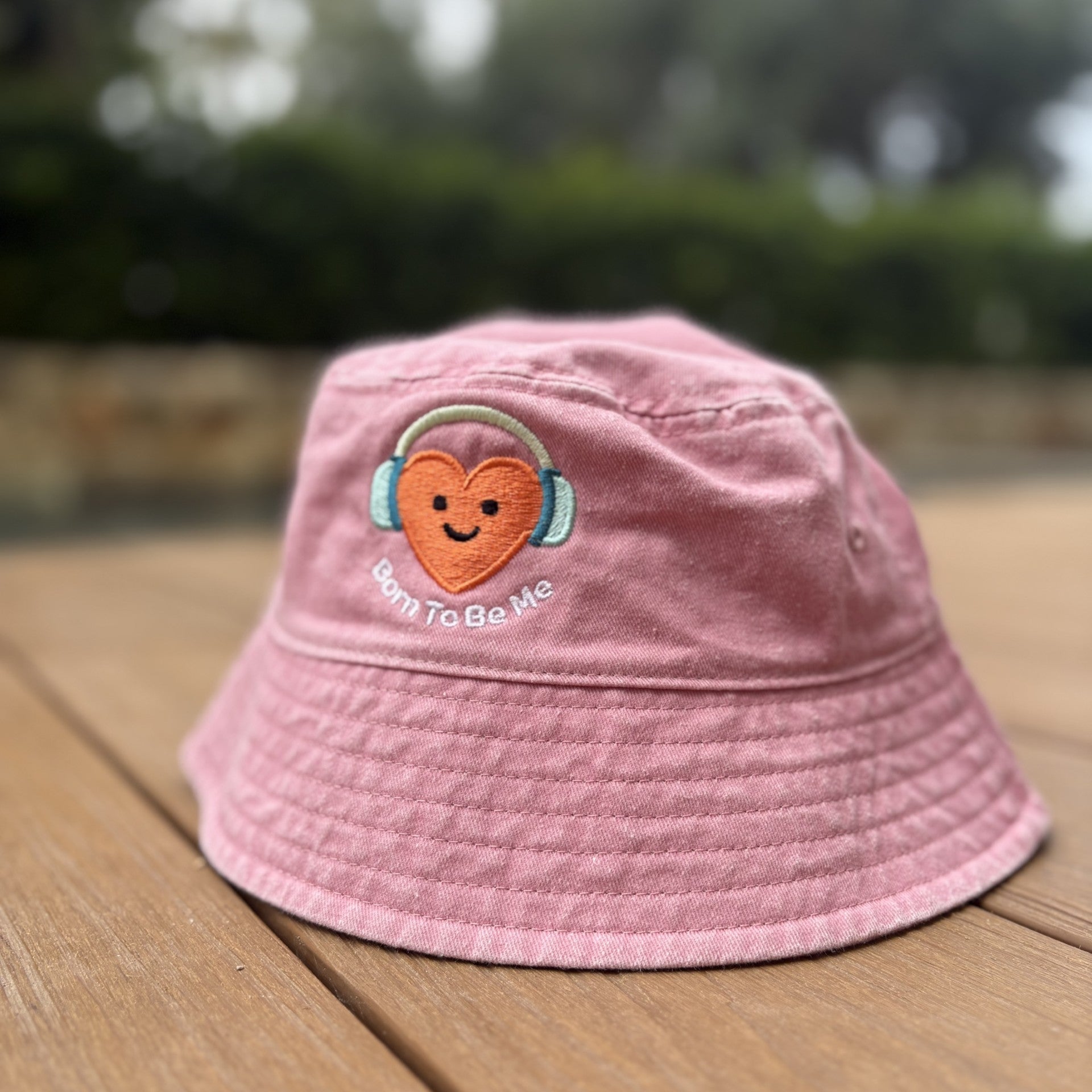 Born To Be Me Bucket Hat Children (Pink)